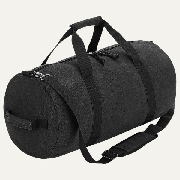 BagBase Vintage Canvas Barrel Bag Thumbnail
