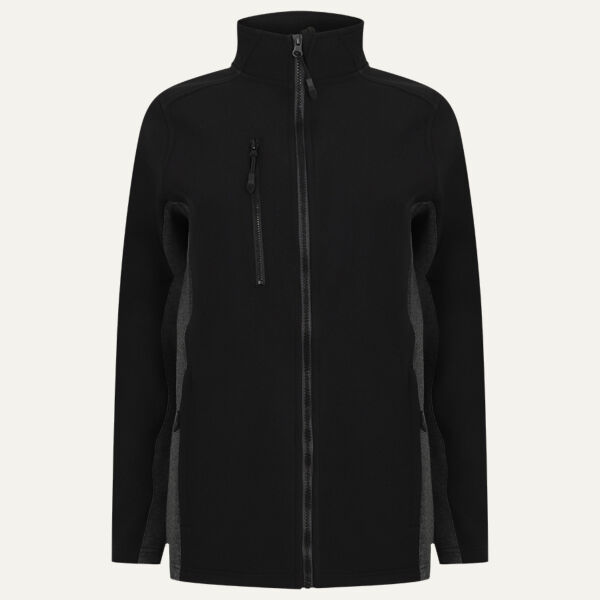 Henbury Unisex Contrast Soft Shell Jacket Thumbnail