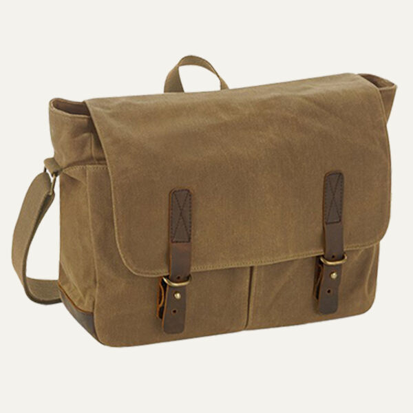 Quadra Heritage Waxed Canvas Messenger Thumbnail