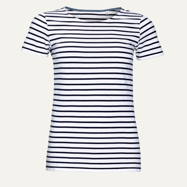 SOL'S Ladies Miles Striped T-Shirt Thumbnail