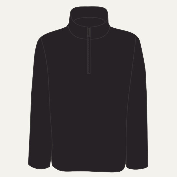 Henbury Zip Neck Micro Fleece Thumbnail