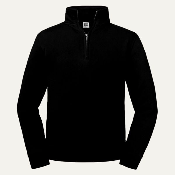 Russell Authentic Zip Neck Sweatshirt Thumbnail