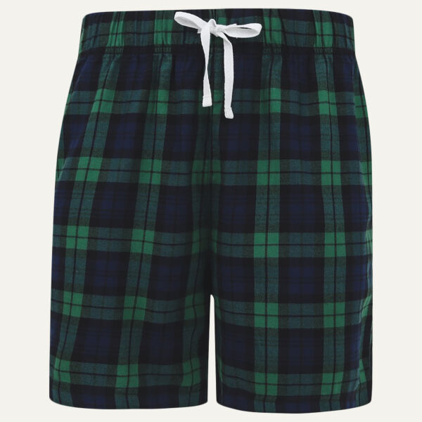 SF Clothing Tartan Lounge Shorts Thumbnail