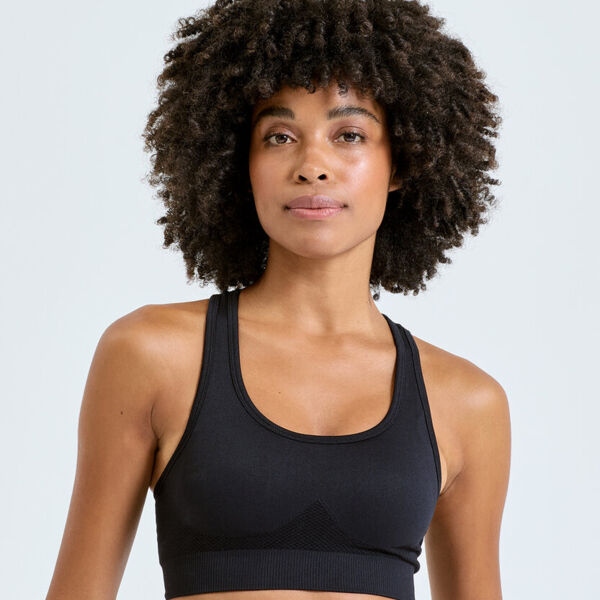 "Tridri® seamless "3D fit" multi-sport sculpt solid colour bra" Thumbnail