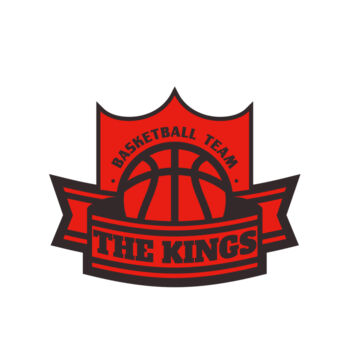 The Kings Basketball team Logo Template Thumbnail