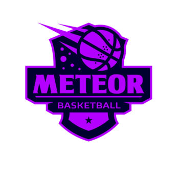 Meteor Basketball logo template Thumbnail