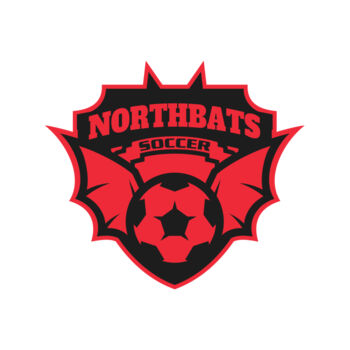 North bats Tournament Soccer logo template Thumbnail