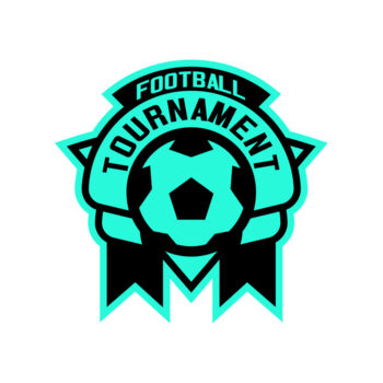 Tournament Football logo template Thumbnail