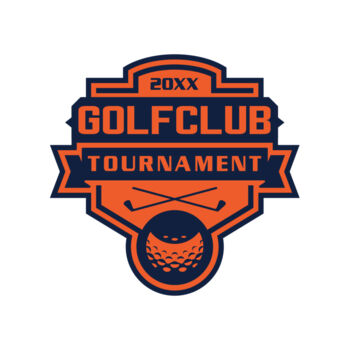 Golf club Tournament logo template 02 Thumbnail