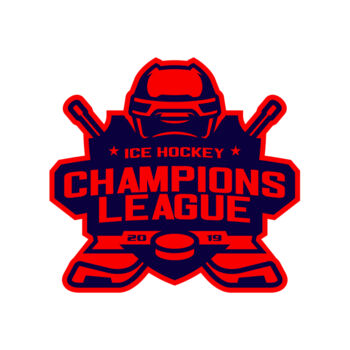 Champions League Ice Hockey logo template Thumbnail