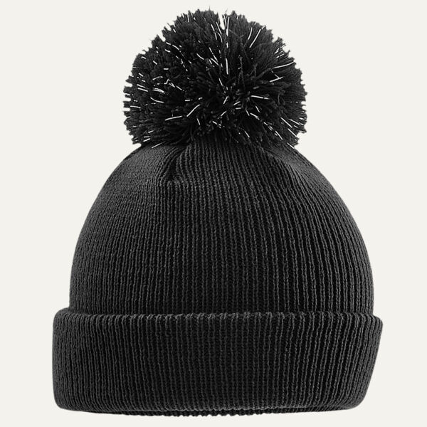 Beechfield Kids Reflective Bobble Beanie Thumbnail