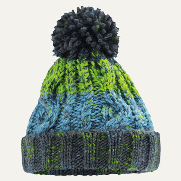 Beechfield Junior Corkscrew Pom Pom Beanie Thumbnail